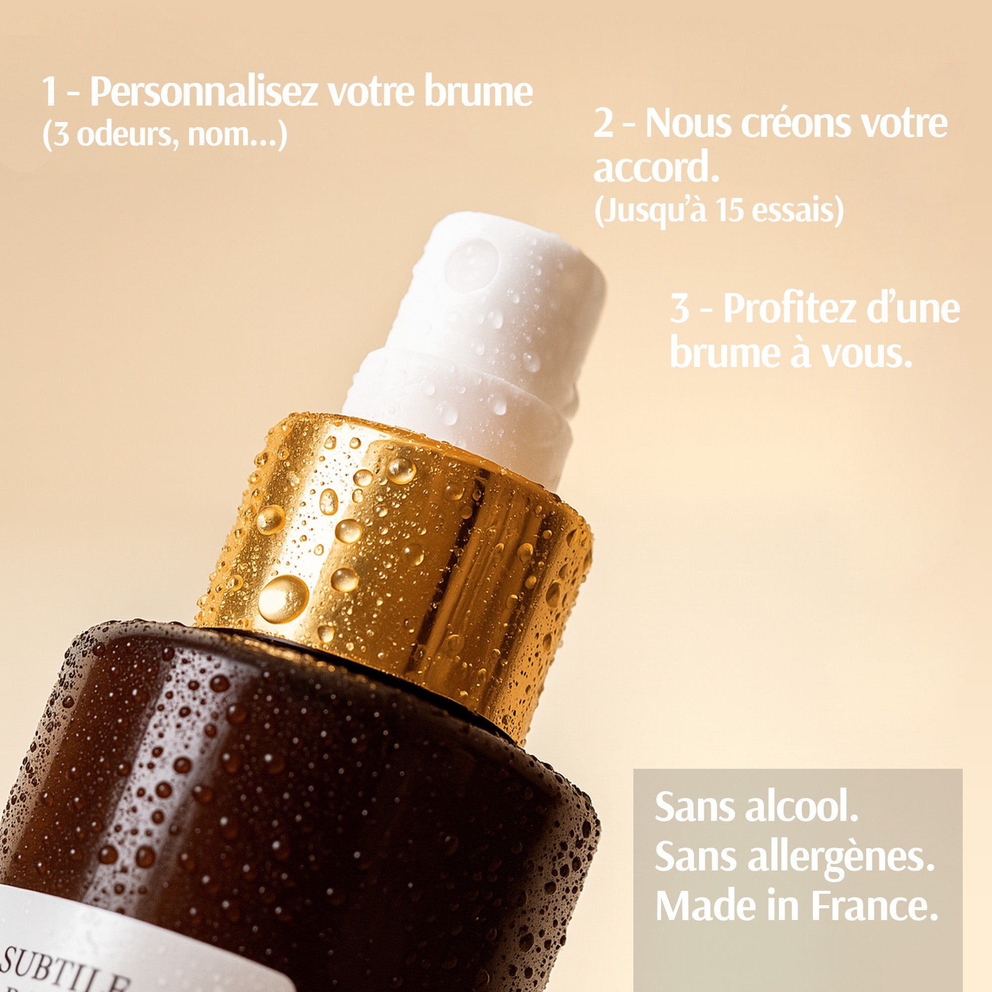 Brume personnalisée